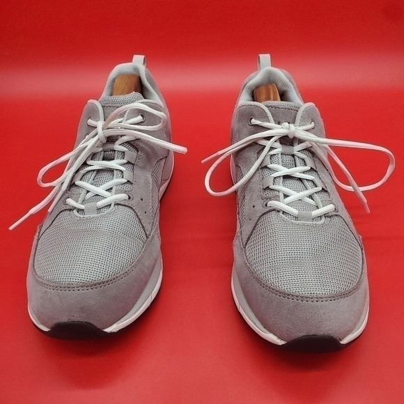 LL Bean Shoes Men's 10M Gray Suede Mesh Comfort Fitness Walking Sneaker - Picture 15 of 16